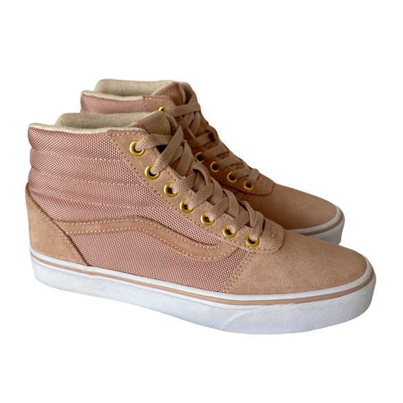 Vans ward high skate suede sneakers rose pink 7.5 - Picture 3 of 11
